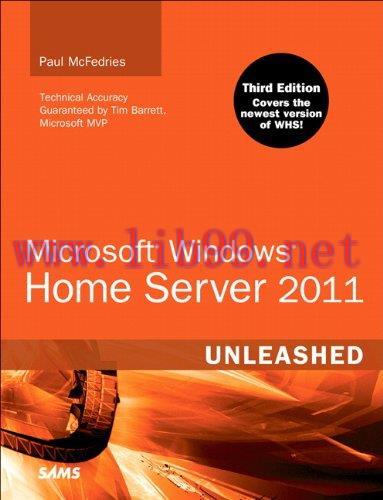 [FOX-Ebook]Microsoft Windows Home Server 2011 Unleashed, 3rd Edition