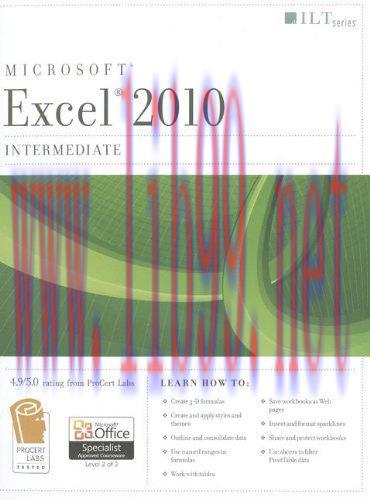 [FOX-Ebook]Excel 2010: Intermediate Student Manual