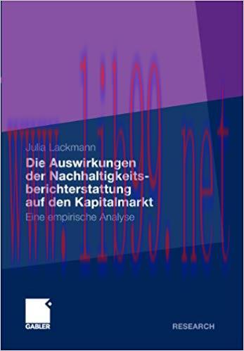 (PDF)Die Auswirkungen der Nachhaltigkeitsberichterstattung auf den Kapitalmarkt: Eine empirisch...
