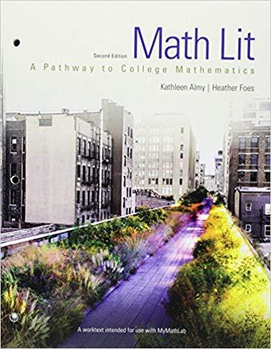 (Solution Manual)Math Lit, 2nd Edition by Kathleen Almy.zip