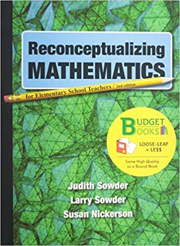 (Solution Manual)Reconceptualizing Mathematics 2nd Edition by Judith Sowder.zip