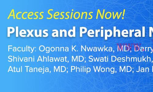 [AME]ARRS 2023 Symposium Plexus and Peripheral Nerve Imaging (MRI/US) (Videos)
