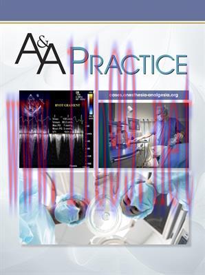 [AME]Anesthesia & Analgesia Case Reports 2021 Full Archives (True PDF)