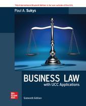 Business Law with Ucc Applications, 16th Edition (ISE eBook) - Original PDF