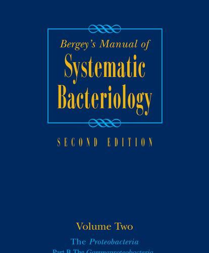 Bergeys Manual of Systematic Bacteriology Volume 2, 2nd EditionT.,Krieg, Noel R.,Brenner, Don J...