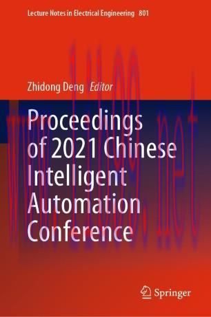 Proceedings of 2021 Chinese Intelligent Automation Conference