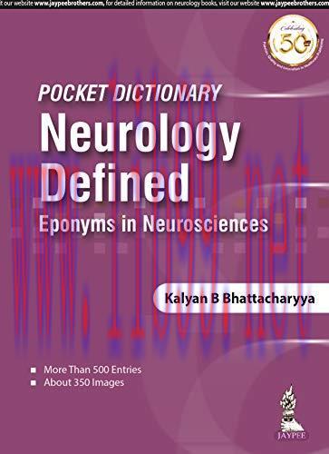[AME]Pocket Dictionary Neurology Defined: Eponyms in Neurosciences (Original PDF)