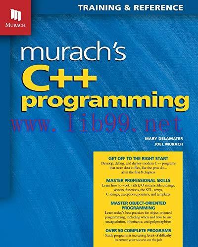[FOX-Ebook]Murach's C++ Programming