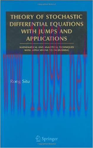(PDF)Theory of Stochastic Differential Equations with Jumps and Applications: Mathematical and ...