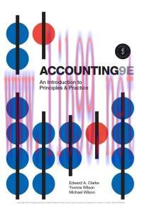 [PDF]Accounting: An Introduction to Principles and Practice, 9th Australian Edition [Edward Cla...