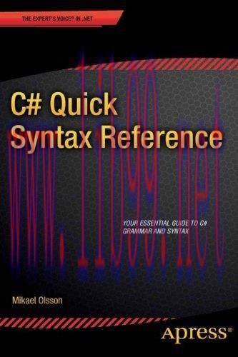 [FOX-Ebook]C# Quick Syntax Reference
