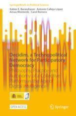 [PDF]Decidim, a Technopolitical Network for Participatory Democracy: Philosophy, Practice and A...