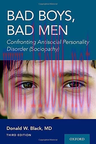 [AME]Bad Boys, Bad Men 3rd edition: Confronting Antisocial Personality Disorder (Sociopathy) (O...