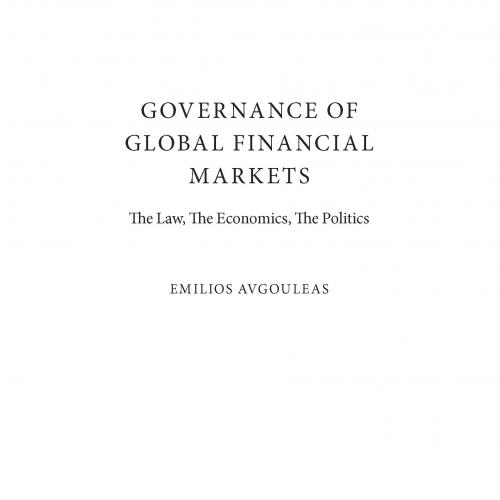 International Corporate Law and Financial Market Regulation
