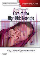 [AME]Klaus and Fanaroff's Care of the High-Risk Neonate: Expert Consult - Online and Print, 6th...