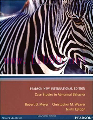 [PDF]Case Studies in Abnormal Behavior, 9th Pearson New International Edition