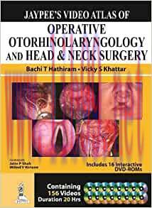 [AME]Jaypee's Video Atlas of Operative Otorhinolaryngology and Head & Neck Surgery (Videos Only...