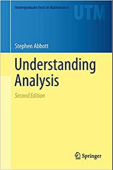 (PDF)Understanding Analysis (Undergraduate Texts in Mathematics)