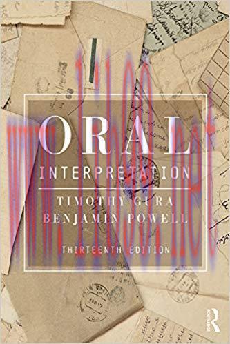 Oral Interpretation 13th Edition,
