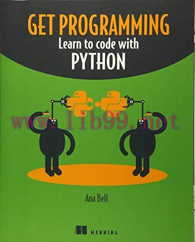 [FOX-Ebook]Get Programming: Learn to code with Python