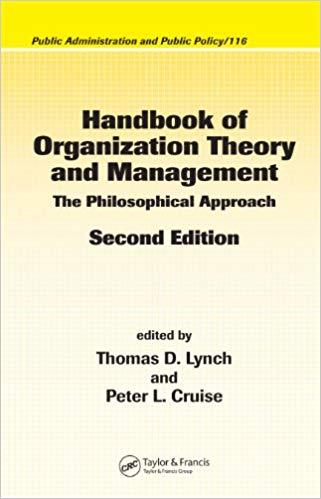 (PDF)Handbook of Organization Theory and Management The Philosophical Approach, Second Edition ...