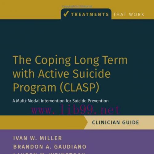 [AME]The Coping Long Term with Active Suicide Program (CLASP): A Multi-Modal Intervention for S...