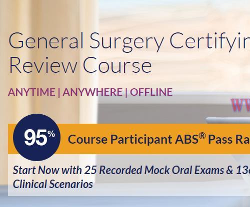 [AME]General Surgery Certifying Board Review Course 2018 (THE PASSMACHINE) (CME VIDEOS)