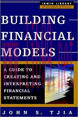 (PDF)Building Financial Models: A Guide to Creating and Interpreting Financial Statements (McGr...
