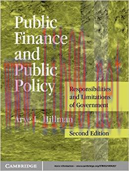 (PDF)Public Finance and Public Policy: Responsibilities and Limitations of Government 2nd Editi...
