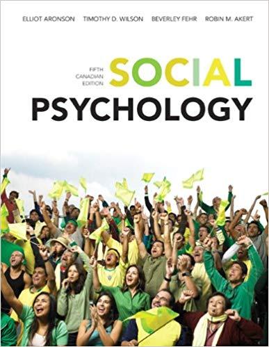 (Test Bank)Social Psychology 5th Canadian Edition by Aronson.zip