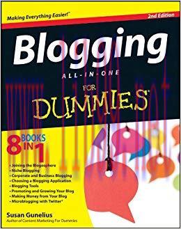 Blogging All-in-One For Dummies 2nd Edition,