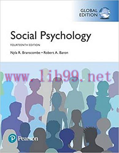 [PDF]Social Psychology, 14th Global Edition [Nyla R. Branscombe]