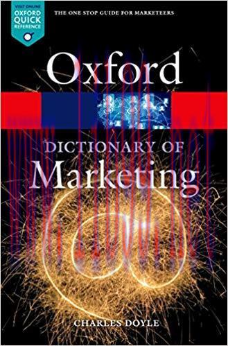 A Dictionary of Marketing (Oxford Quick Reference) 4th Edition,