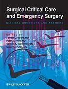 [AME]Surgical Critical Care and Emergency Surgery: Clinical Questions and Answers (Original PDF...