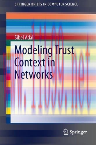 [FOX-Ebook]Modeling Trust Context in Networks
