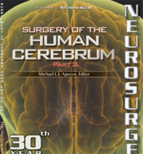 Surgery of the Human Cerebrum, Part 2