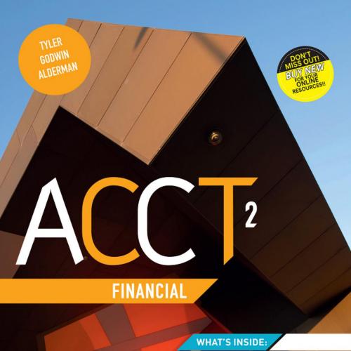ACCT2 Financial 2nd Asia-Pacific Edition by Jonathan Tyle