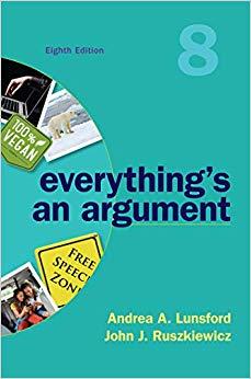 (PDF)Everything&rsquo;s an Argument with Readings 8th Edition