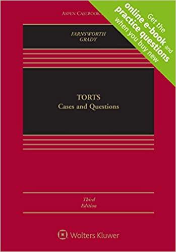 (PDF)Torts Cases and Questions [Connected Casebook] (Aspen Casebook)