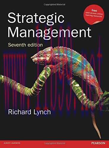 [FOX-Ebook]Strategic Management, 7th Edition