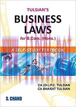 (PDF)Business Laws for B.Com. (Hons.)