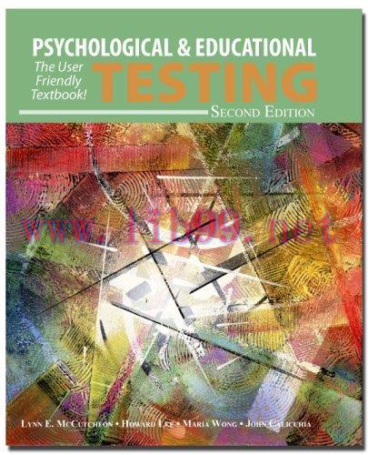 (PDF)Psychological and Educational Testing