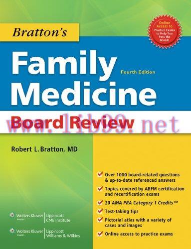 [AME]Bratton&rsquo;s Family Medicine Board Review, 4th Edition (Original PDF)