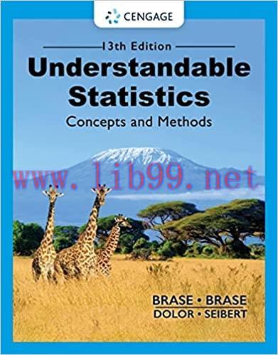 [PDF]Understandable Statistics Concepts and Methods, 13th Edition [Charles Henry Brase]