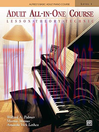 (PDF)Alfred’s Basic Adult All-in-One Course, Book 1: Learn How to Play Piano with Lesson, Theor...