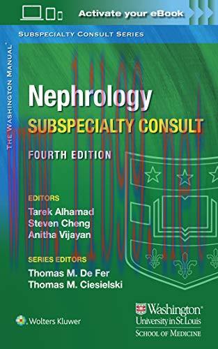 [AME]Washington Manual Nephrology Subspecialty Consult, 4th Edition (EPUB)