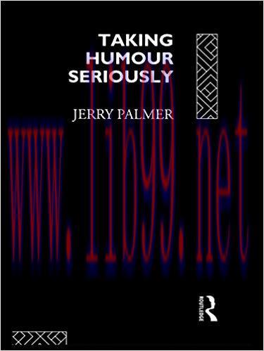 Taking Humour Seriously 1st Edition,