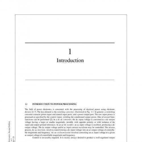 Fundamentals of Power Electronics. Second Edition