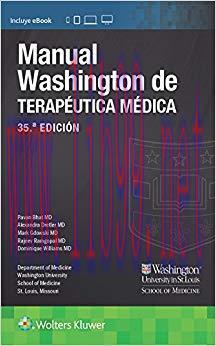 (PDF)Manual Washington de terap&eacute;utica m&eacute;dica, 35.&ordf; (Lippincott Manual Series) (Spanish Edition)...