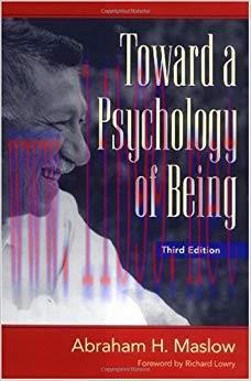 (PDF)Toward a Psychology of Being 3rd Edition